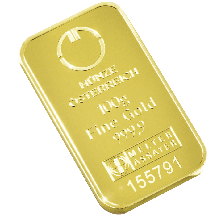 100 g Goldbarren Münze Österreich - Umlaufware